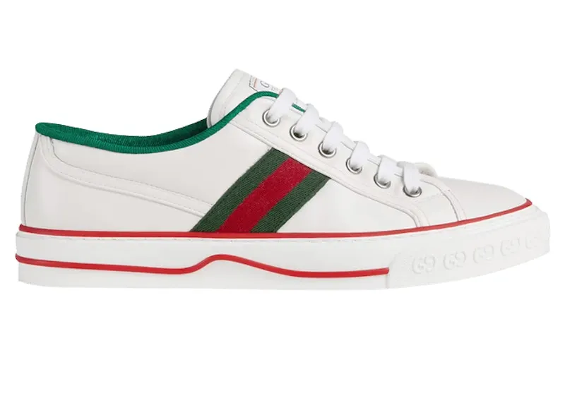 Gucci Tennis 1977 White Green Red (645979 17L10 9060)