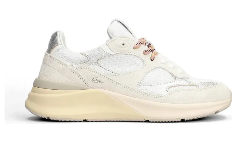 D.A.T.E. Fuga with vlakken – White (W441F2DRWS)
