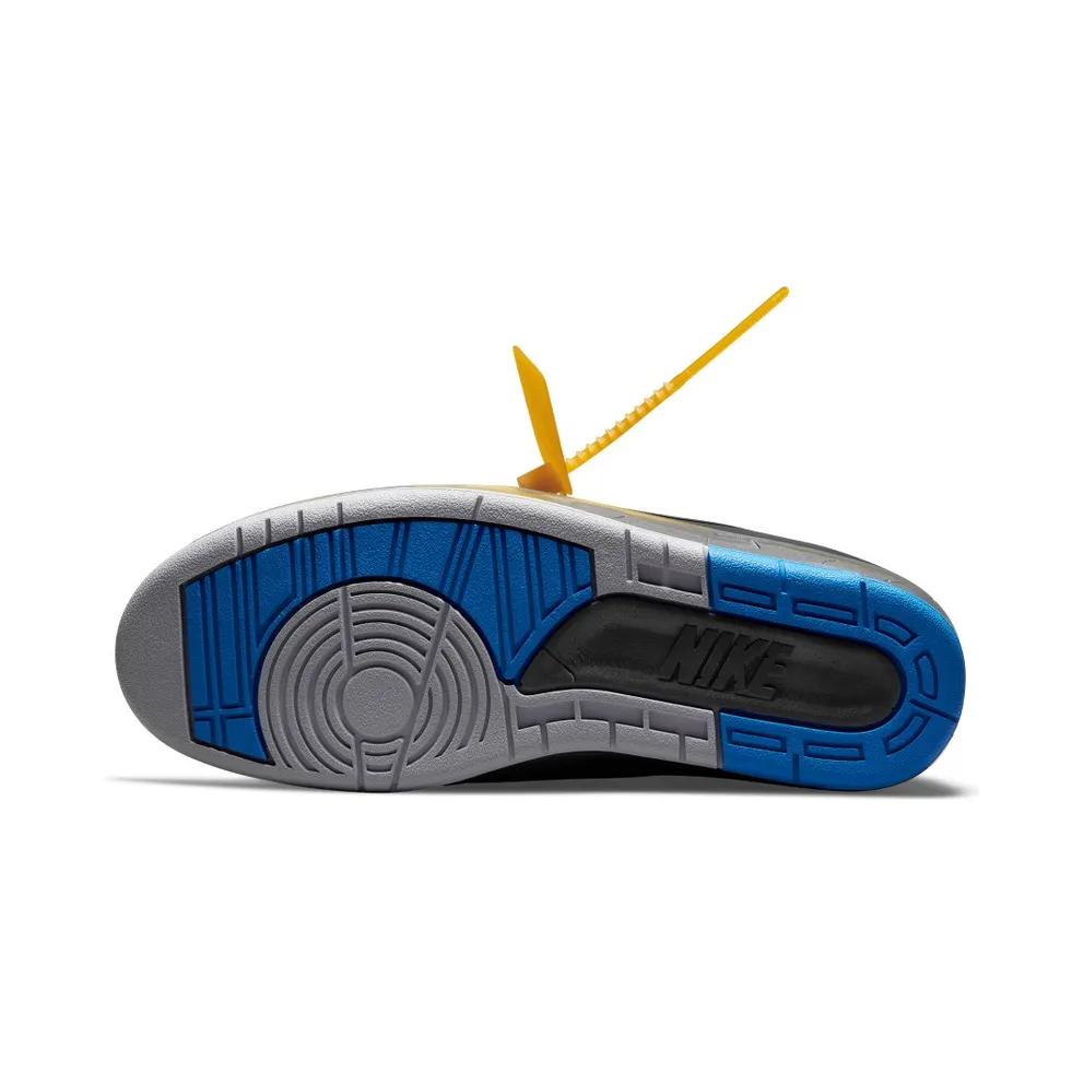 Air Jordan 2 x Off-White Retro Low SP Black Blue (DJ4375-004)