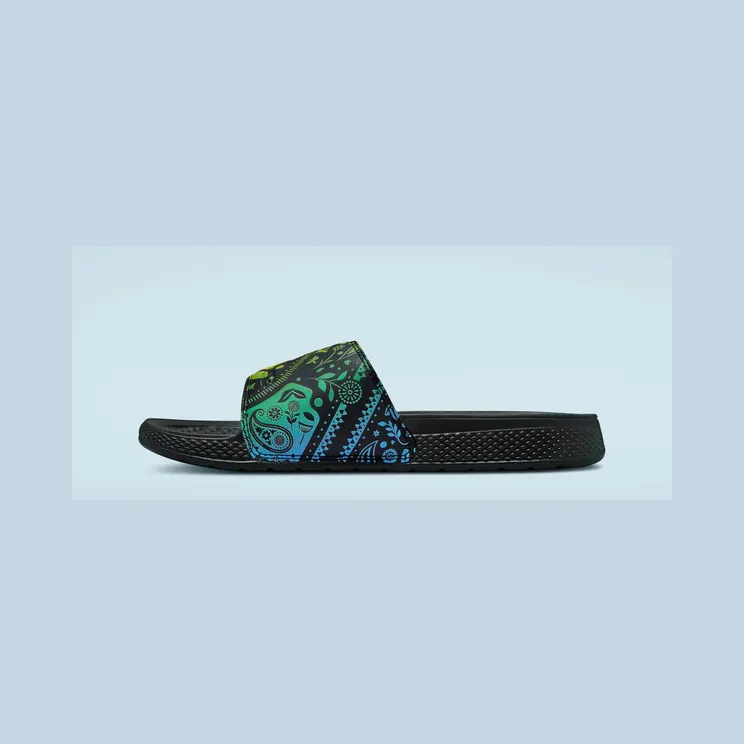 Converse All Star Slipper Black/court Purple/Orange Rind (A02656C)