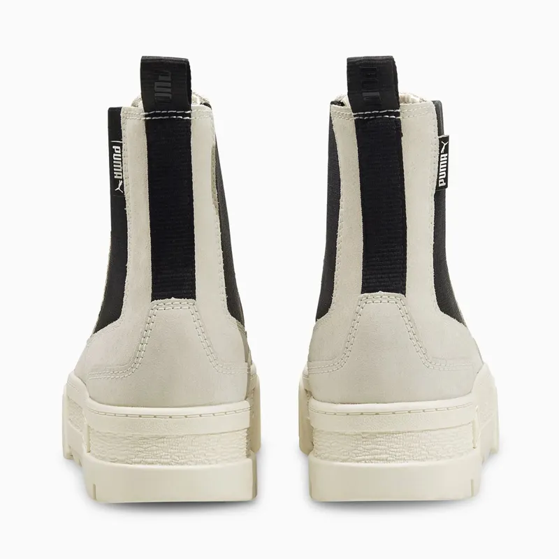 Puma Mayze Chelsea Suede Shoes White (382829-02)