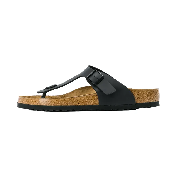 Birkenstock Gizeh Birko-Flor “Black (Regular/Wide)” (0043691)