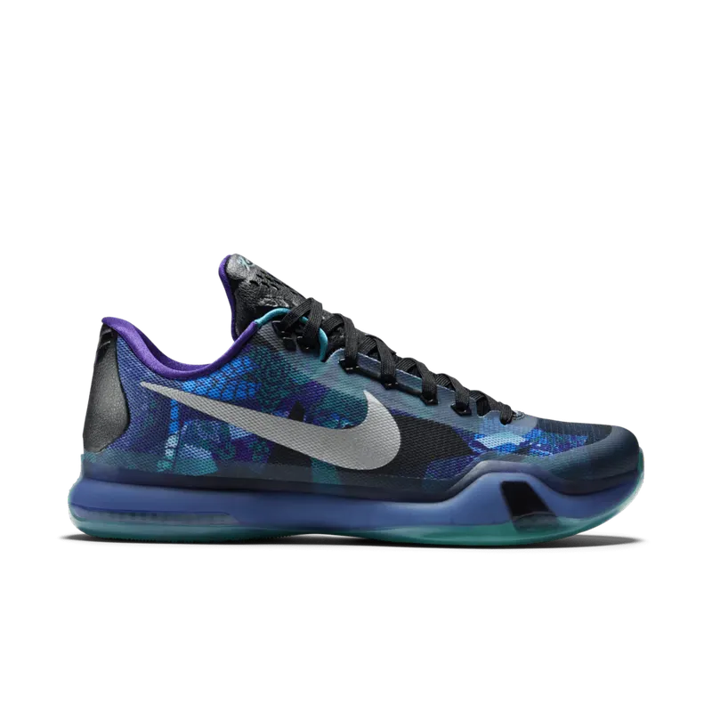 Nike Kobe 10 Peach Jam Emerald Glow/Reflect Silver-Court Purple (705317-305)