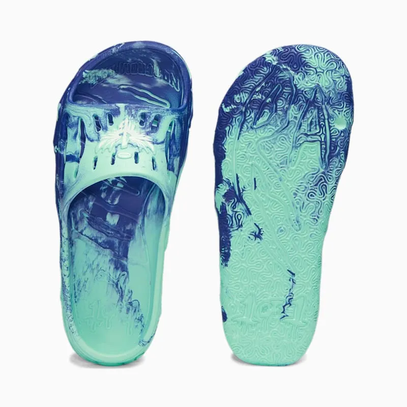 Puma LaMelo Ball MB.03 Slide Electric Peppermint Royal Sapphire (394223-02)
