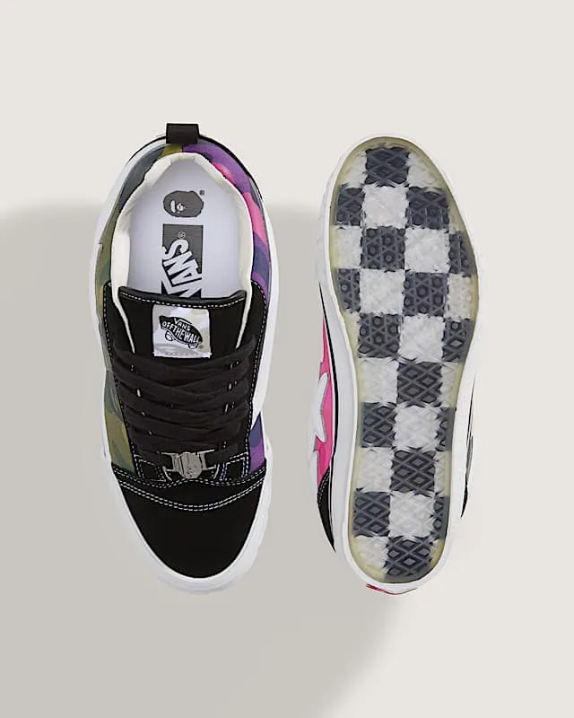 A Bathing Ape x Vans Knu Skool – “Black / Multi” (VN000Z39W09)