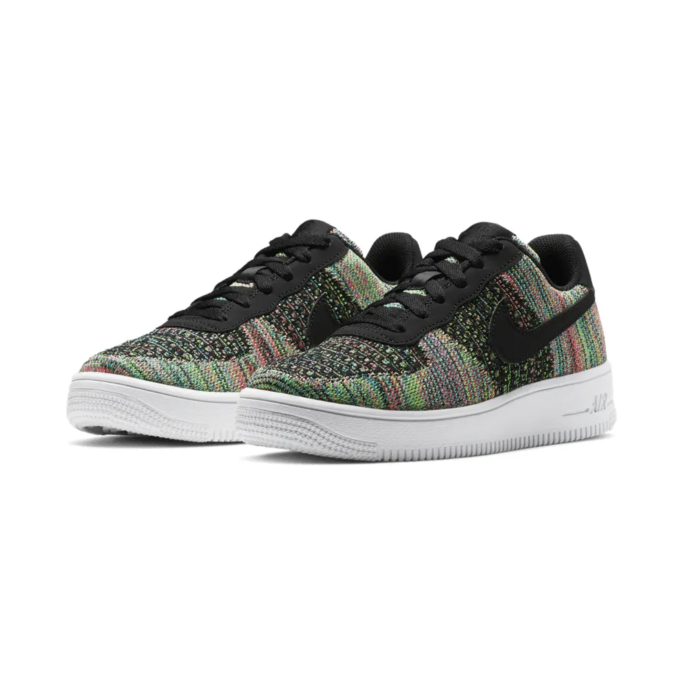 Nike Air Force 1 Flyknit 2.0 Multi-Color (GS) Black/Hyper Pink-Volt-Black (BV0063-002)