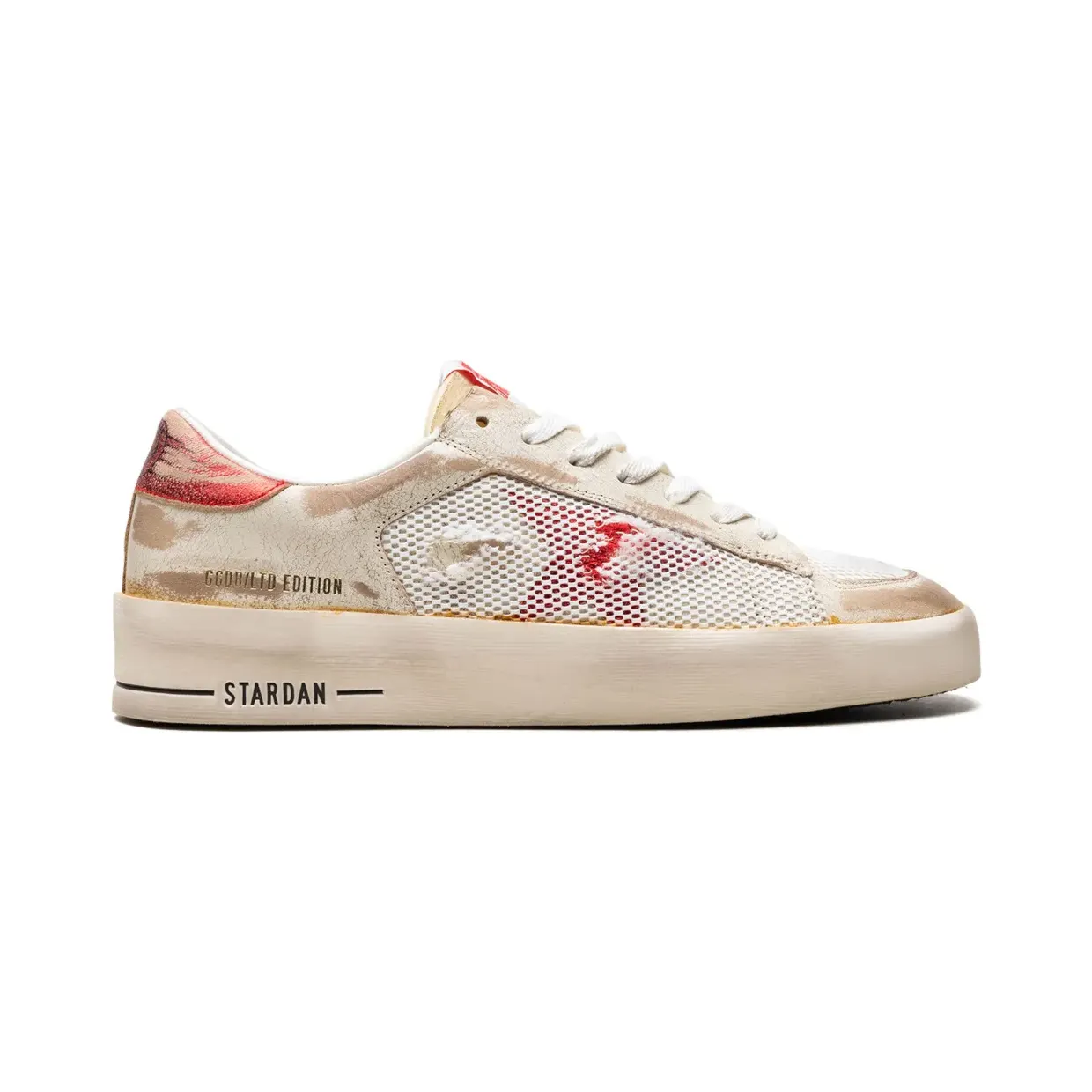 Golden Goose Stardan White/Red “White” (GMF00128F003534)