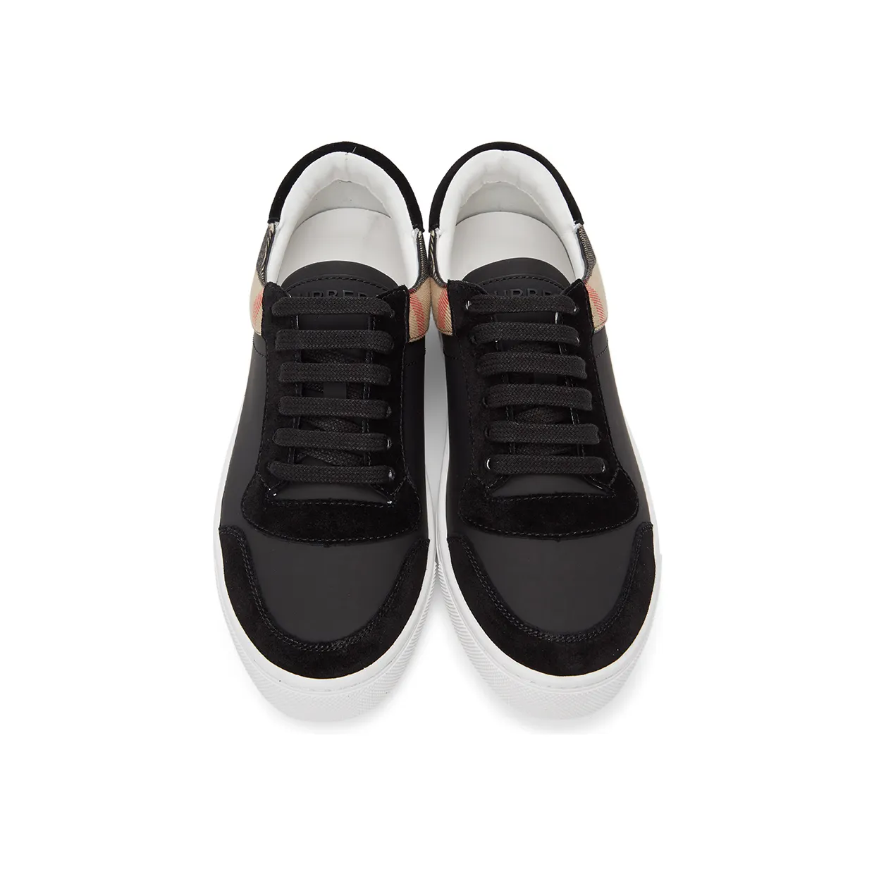 Burberry Black Check Reeth Sneakers (8024124) (5)