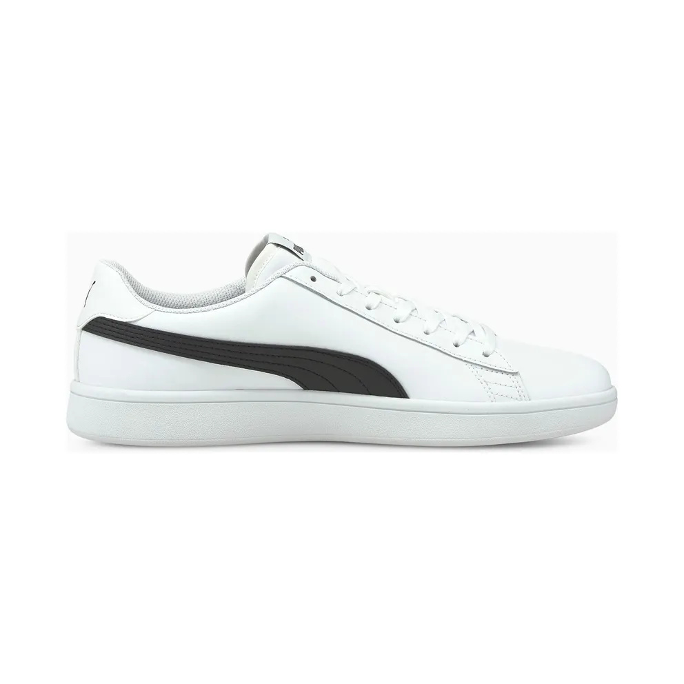 Puma Smash v2 leren White/Black (365215-01)
