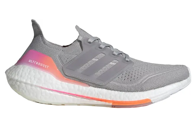 adidas Ultra Boost 21 Grey Screaming Orange (W) (FY0397)