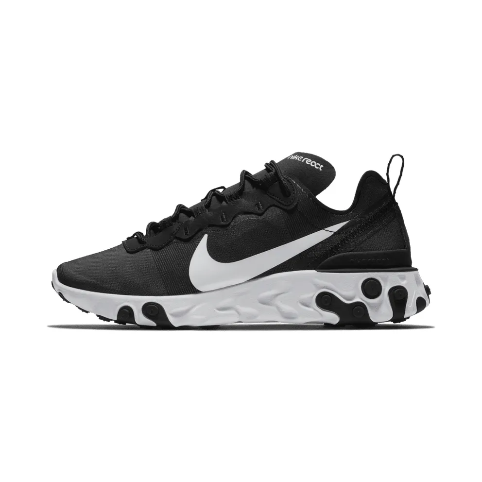 Nike React Element 55 Black White (W) Black/White (BQ2728-003)