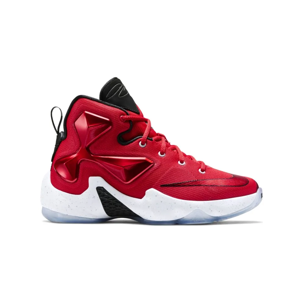 Nike LeBron 13 Away (GS) University Red/White-Black-Laser Orange (808709-610)