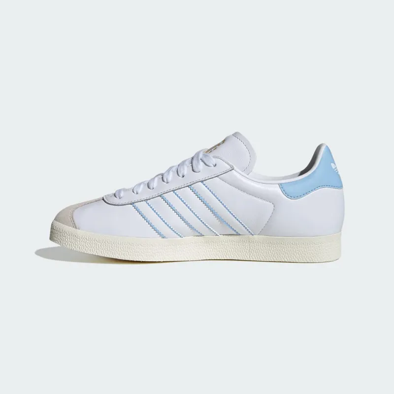 adidas Gazelle Argentina Cloud White / Glow Blue / Off White (ID3718)