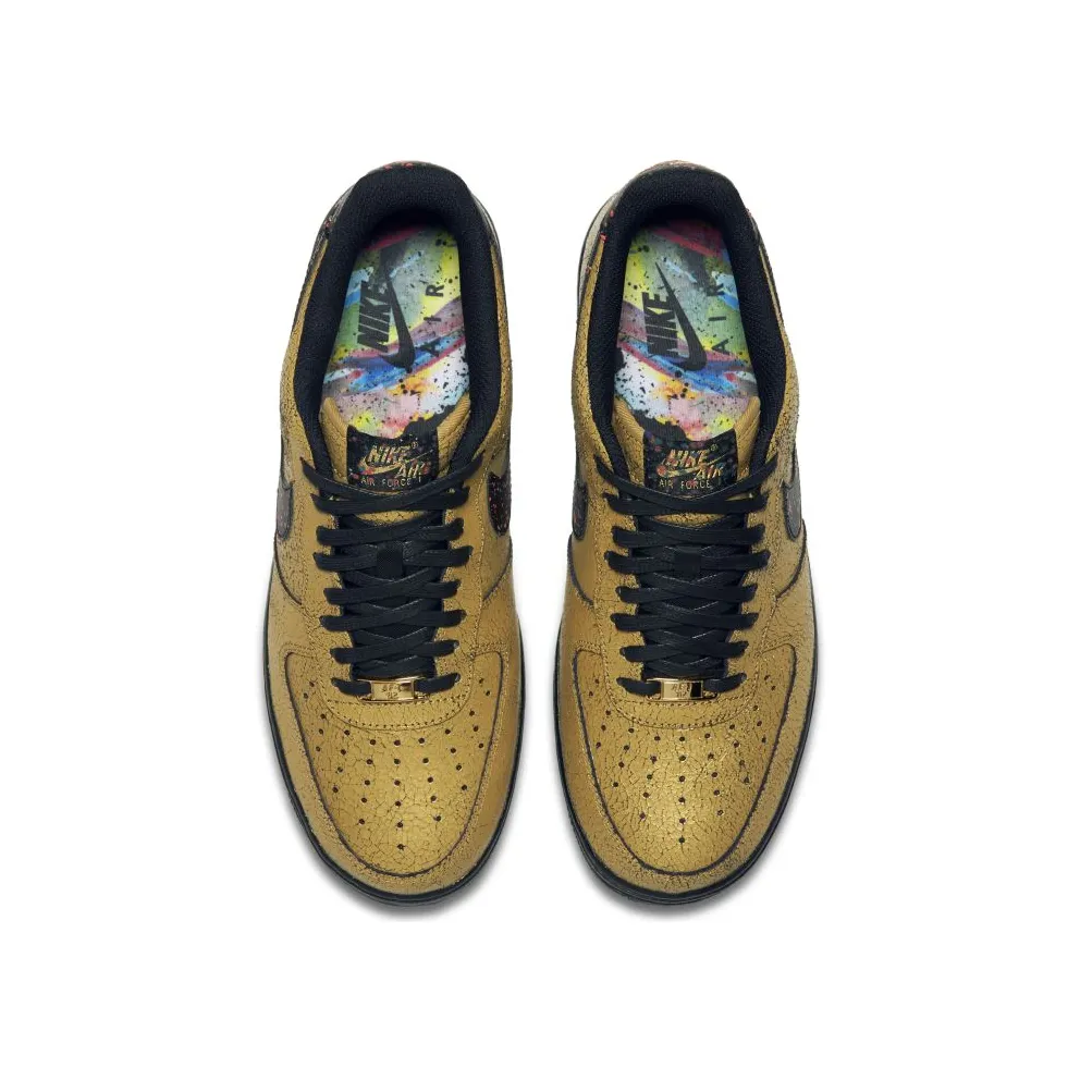 Nike Air Force 1 Low Caribana Festival Toronto Metallic Gold/Black-Black-Red Orbit (AV3219-700)