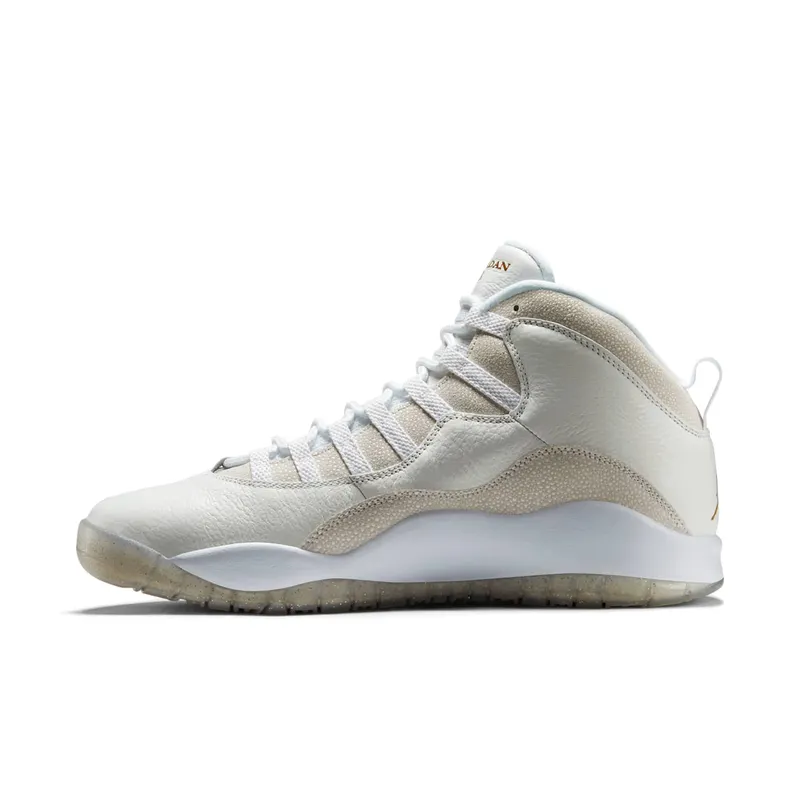 Jordan 10 Retro Drake OVO White Summit White/Metallic Gold-White (819955-100)