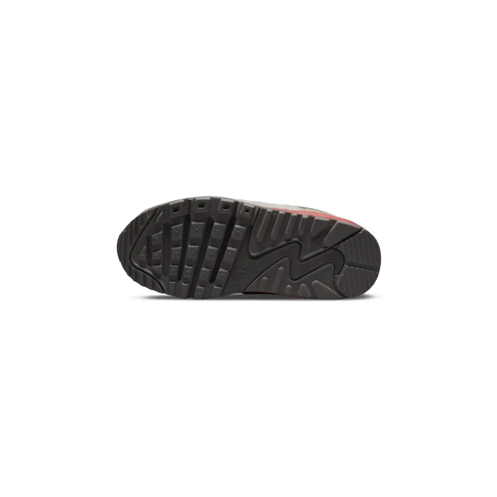 Nike Air Max 90 White Flat Pewter Red (PS) (CD6867-116)