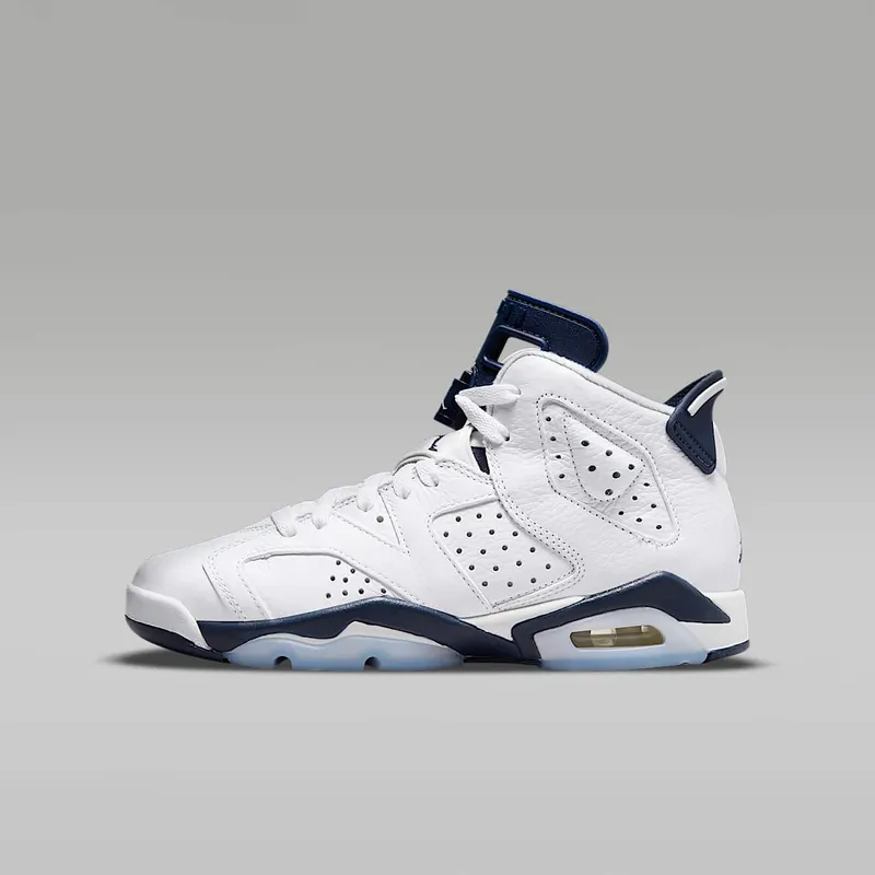 Air Jordan 6 Retro Older Kids’ White (384665-141)