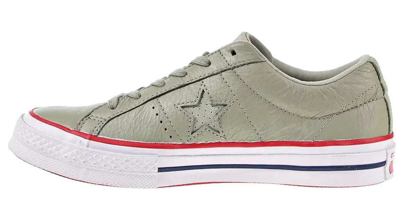 Converse One Star Ox Surplus “Surplus Sage-Gym Red-White” (160625C)