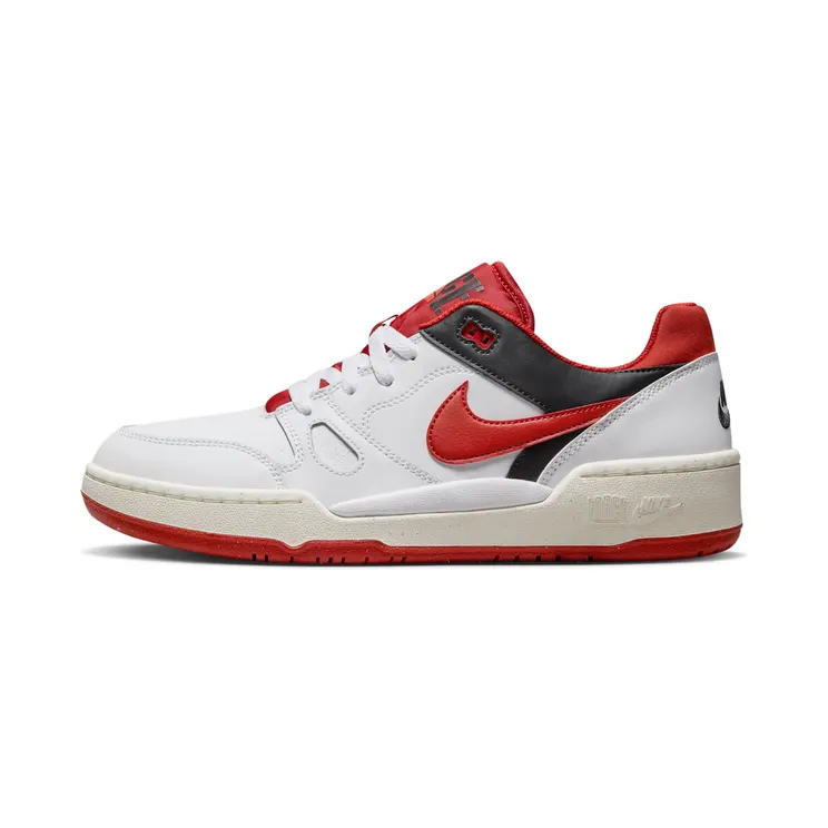 Nike Full Force Low “White / Black / Sail / Mystic Red” (FB1362-102)