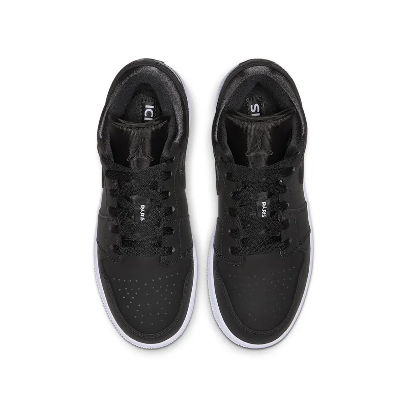 Jordan 1 Low PSG Paris Saint-Germain (GS) Black/Infrared 23-White (CN1077-001)