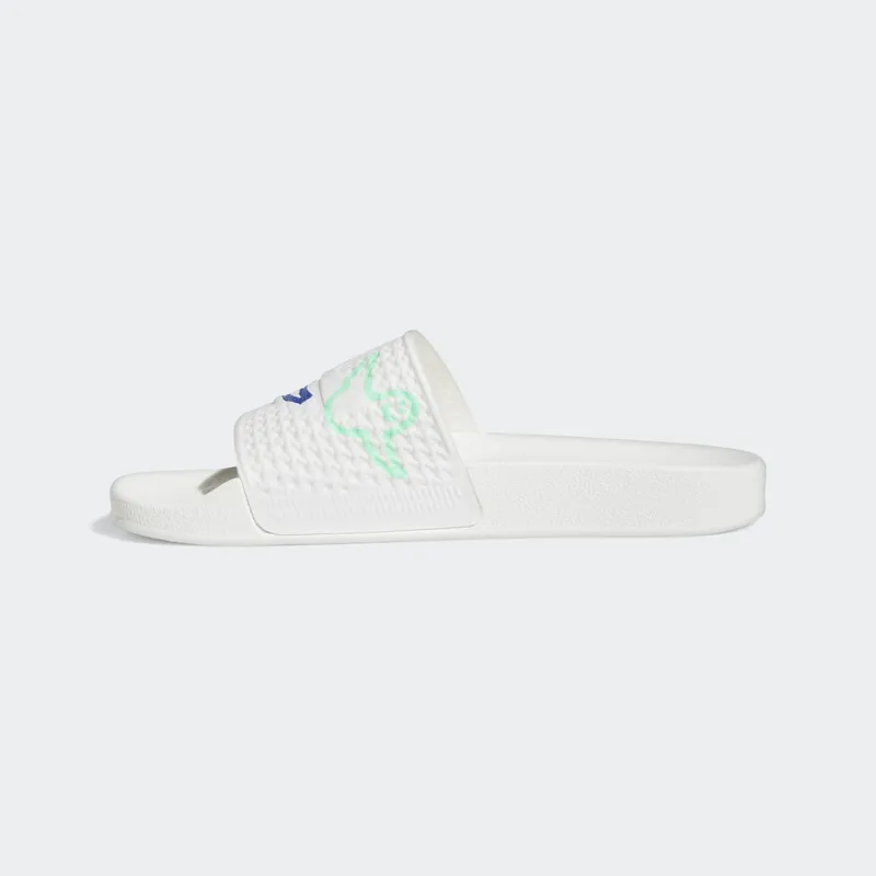 adidas Shmoofoil Slides Cloud White Bright Red Pulse Mint (HQ2034)