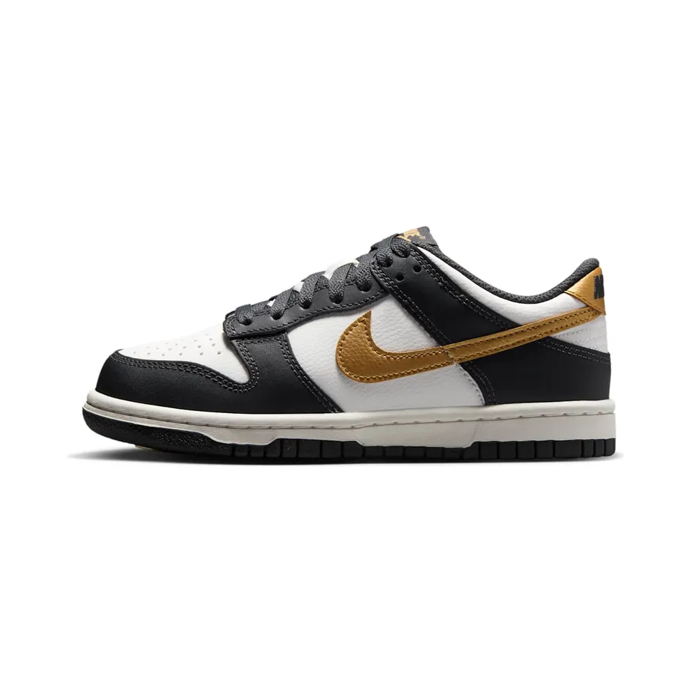 Nike Dunk Low GS “Summit White Metallic Gold” (HV2533-100)