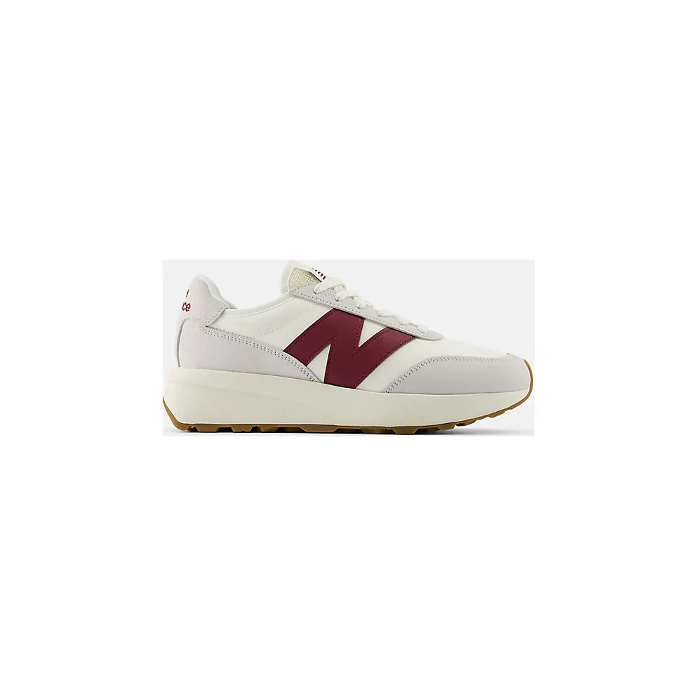 New Balance 370 Sea Salt Classic Crimson Gum (U370CB)