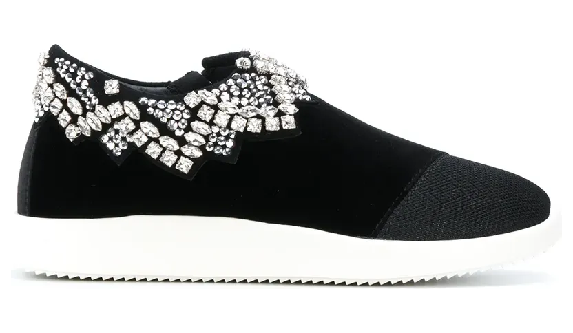 Giuseppe Zanotti ‘Gemma’ Sneakers mit Reißverschluss – Schwarz (RW70069001)