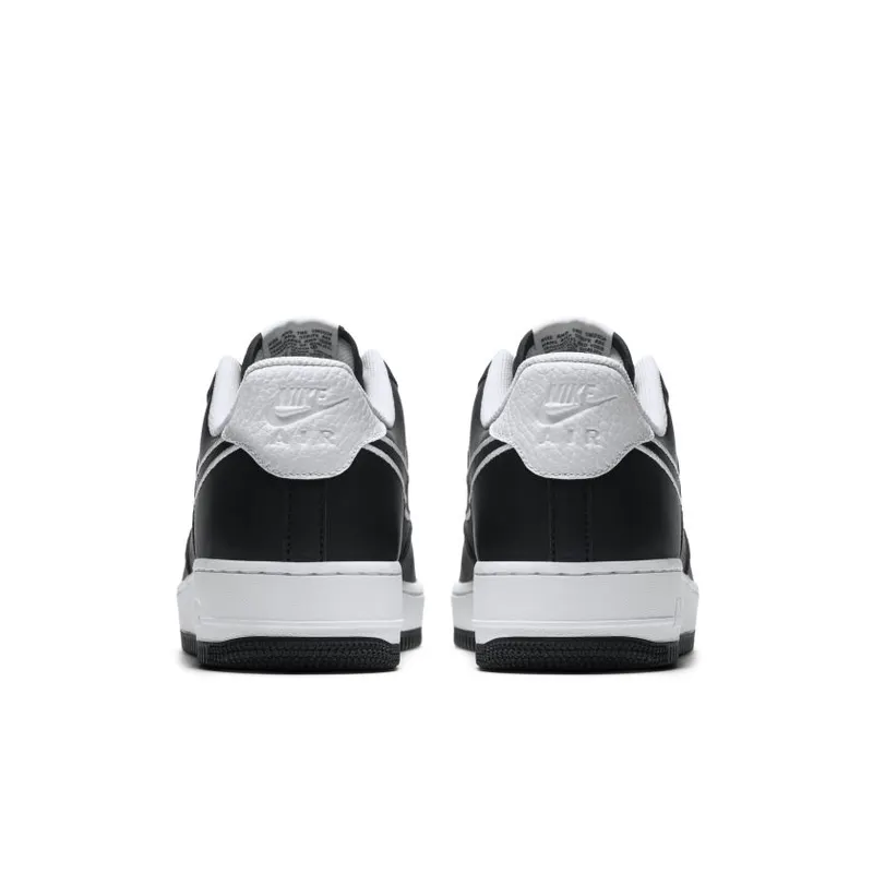 Nike Air Force 1 Low Leather Black White (2018) Black/White (AJ7280-001)