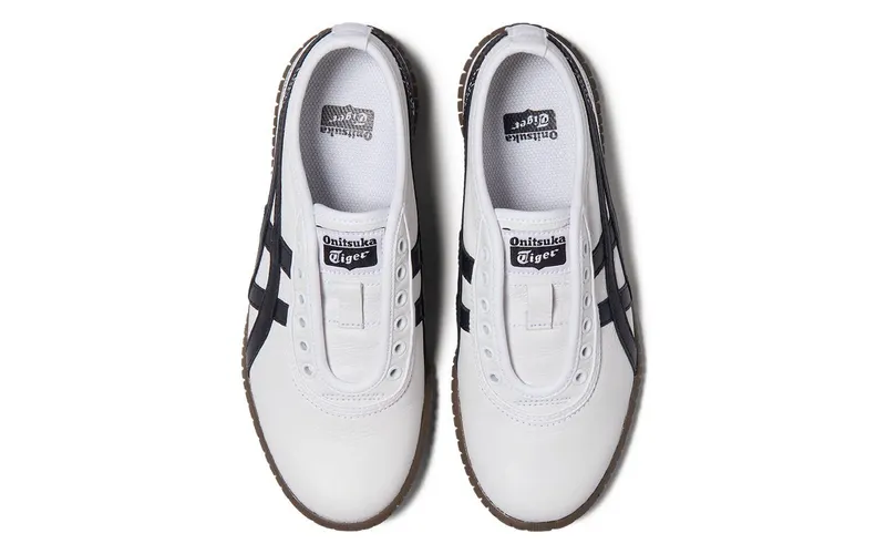 Onitsuka Tiger Tsunahiki Slip-On White Black (1183C529-101)