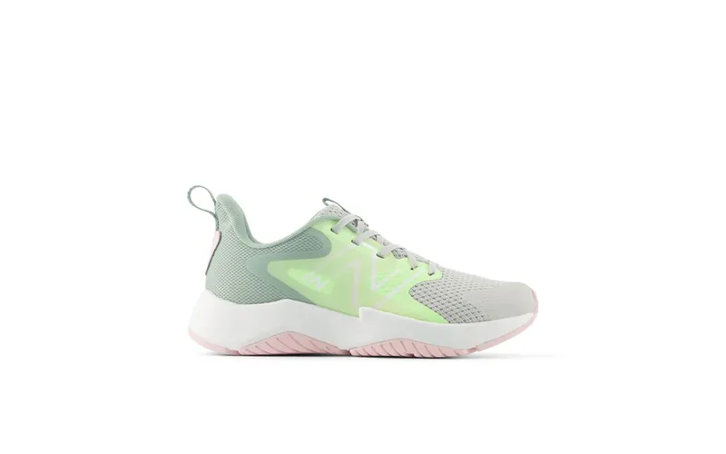 New Balance Rave Run v2 Lace Grey Matter Mint Flash Mosaic Green (GKRAVE2)
