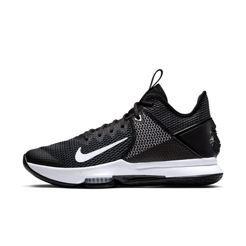 Nike LeBron Witness 4 Black Black/White-Photo Blue-Black (BV7427-001)