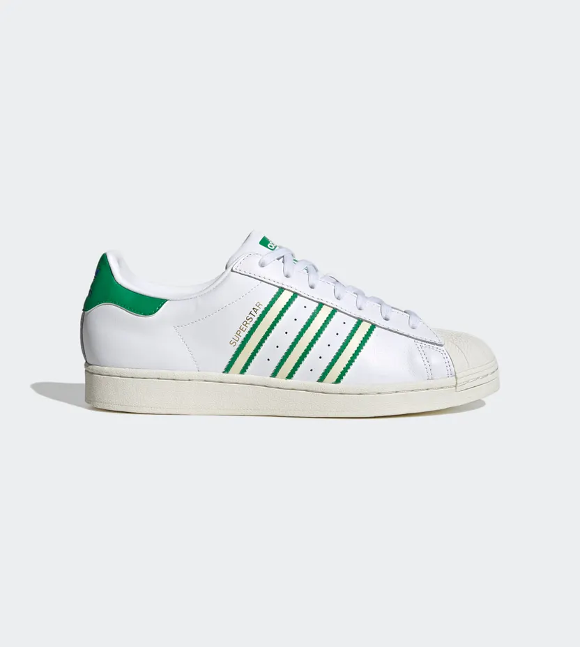 adidas Superstar Cloud White / Off White / Green (GX9878)