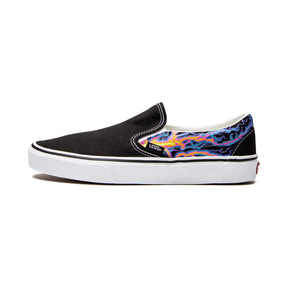 VANS Electric Flame Classic Slip-on Shoes Black (VN000XG8B03)