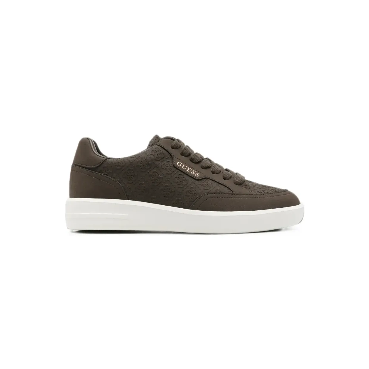 Guess Usa logo-embossed leather “Brown” (FMTYUJSUE12)