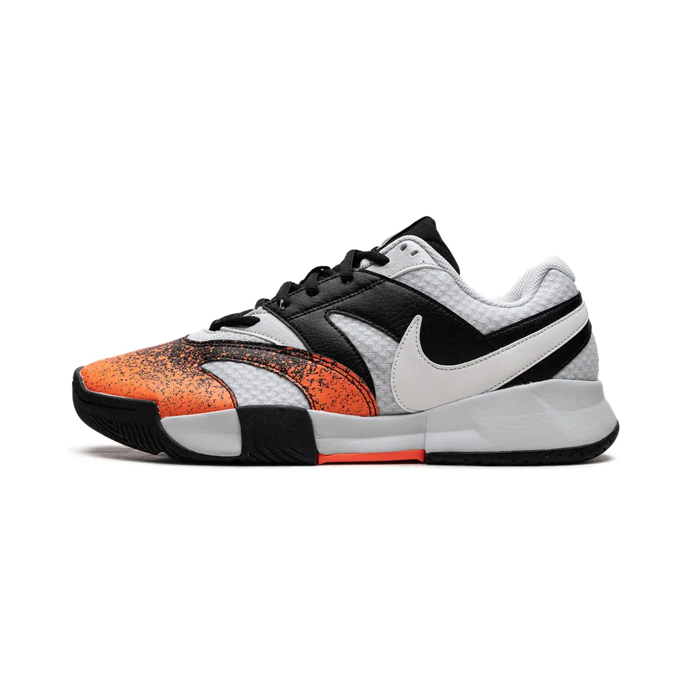 Nike Court Lite 4 Premium “Pure Platinum Black Hyper Crimson White” (FQ8718-002)