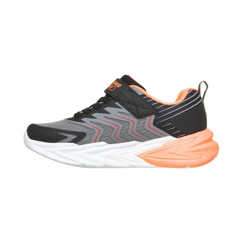 Skechers S-Lights: Flex-Glow Ultra – Prism-Pacer Sneaker Black/Houtskool