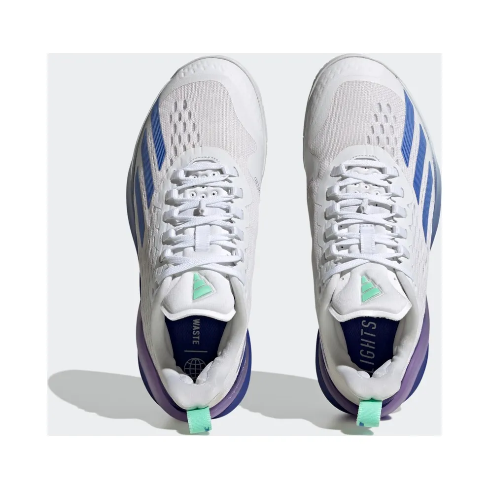 adidas adizero Cybersonic Tennis Cloud White / Blue Fusion / Pulse Mint (GY9640)