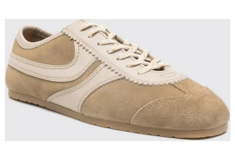 Dries Van Noten Leather Sneakers Beige (2610117220126103)