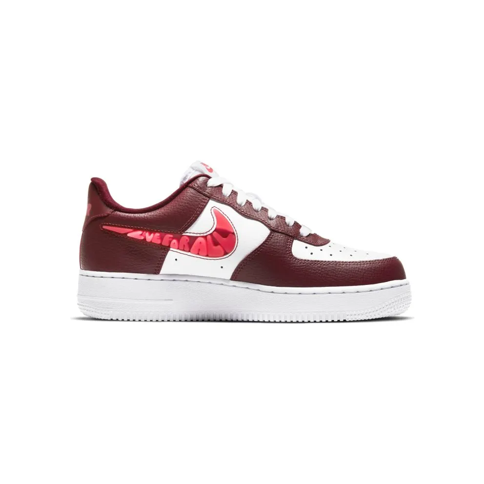 Nike Air Force 1 Low Love for All (W) White/Dark Red-Red (CV8482-600)