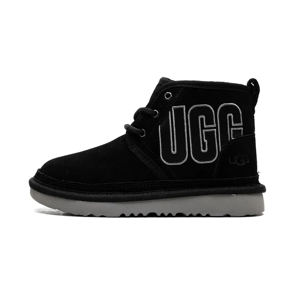 Ugg Neumel Graphic Outline PS “BLACK/GREY” (1130787K-BLK)