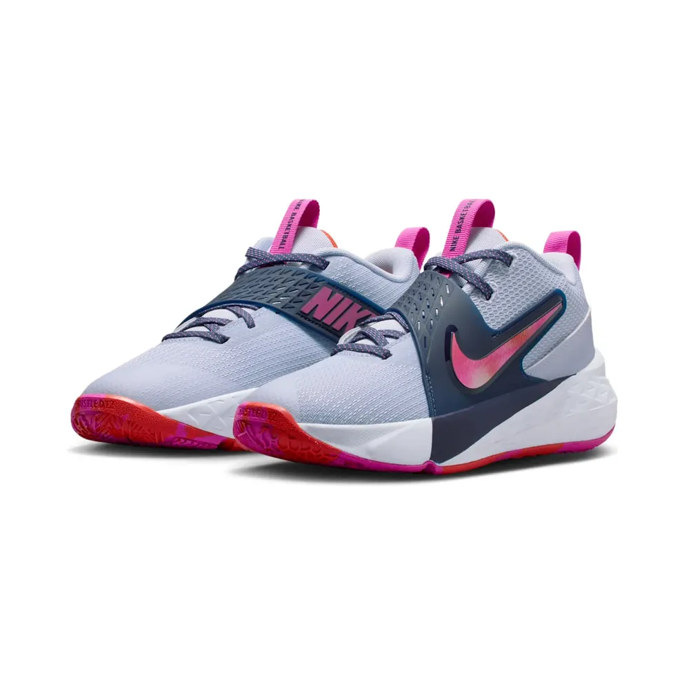 Nike Team Hustle D 12 Ghost Midnight Navy Picante Red Fire Pink (HF6279-005)