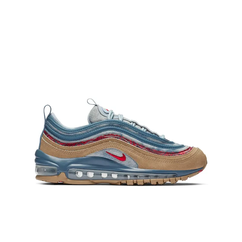 Nike Air Max 97 Wild West (GS) Parachute Beige/University Red-Thunderstorm-Light Armory Blue-Sail (BV6374-200)