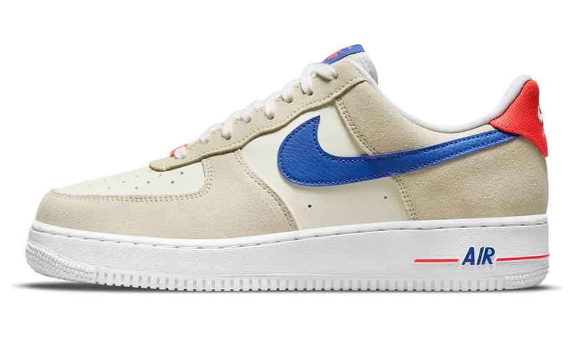 Nike Air Force 1 Low ’07 LV8 Coconut Milk Hyper Royal (DM8314-100)