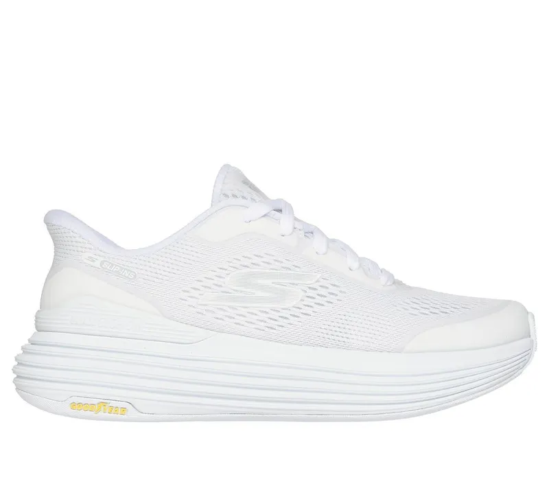 Skechers Slip-ins: Max Cushioning Suspension – Chrone – White (129258 WHT)