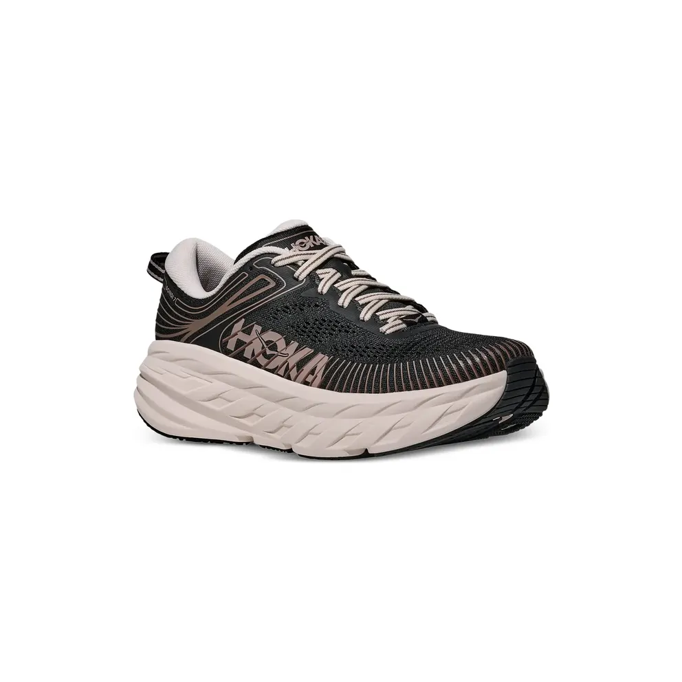 Hoka Bondi 7 Logo-print “Black/Neutrals” (1110519 BCKRS)