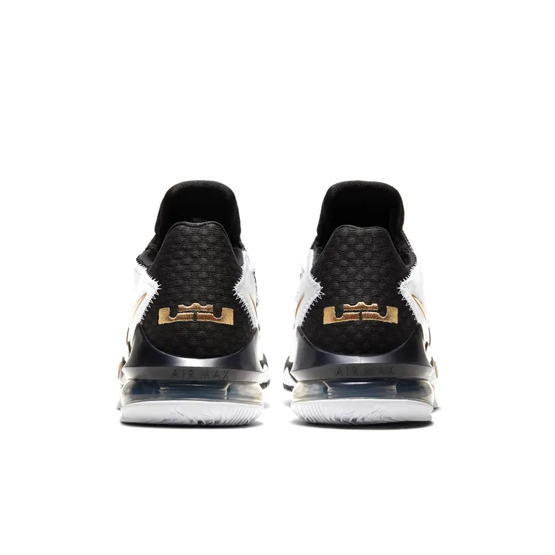 Nike LeBron Seventeen Low White / Metallic Gold / Black (CD5006-101)