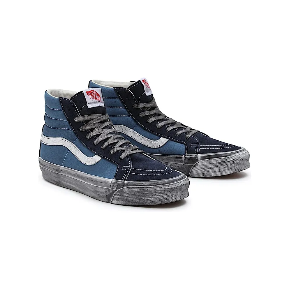 Vans Vault UA OG Sk8-Hi LX Stressed Navy Blue (VN0A4BVBNGJ)
