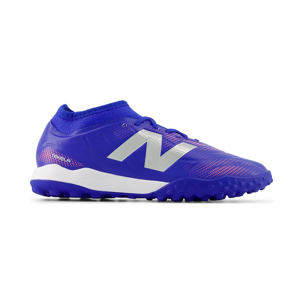 New Balance Tekela Team Low Laced TF v5 Blue Gemstone Energy Red Silver (SJT3TMP5)