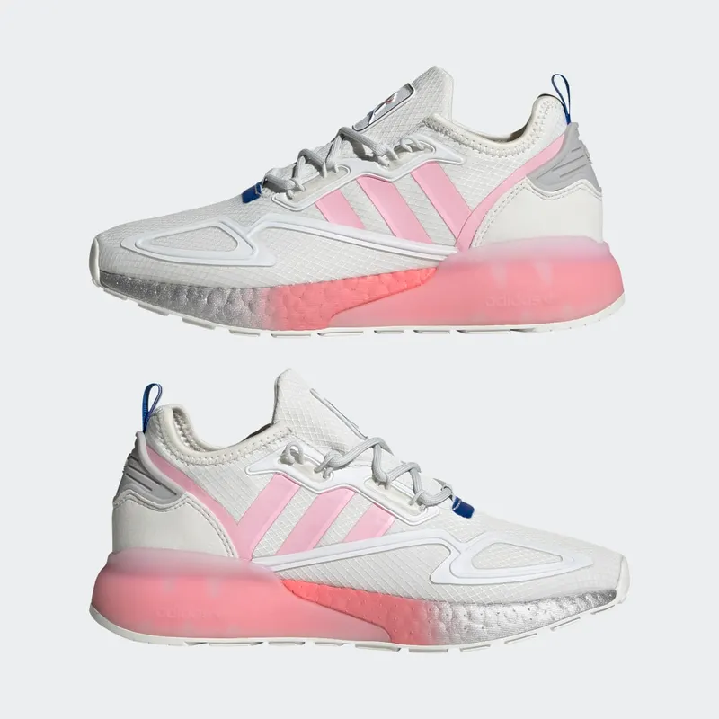 Adidas ZX 2K Boost Crystal White / True Pink / Matte Silver (FZ3900)